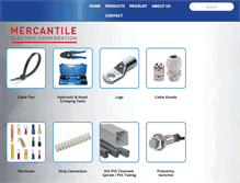 Tablet Screenshot of mercantileelectric.com